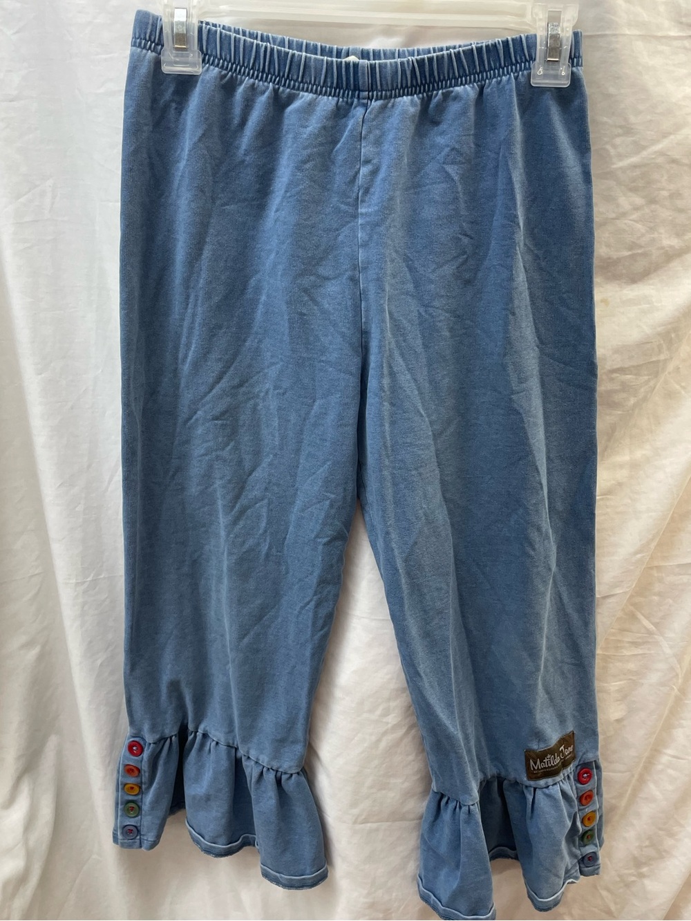 Matilda Jane Blue Ruffle Hem Girls' Bottoms girl sz 12